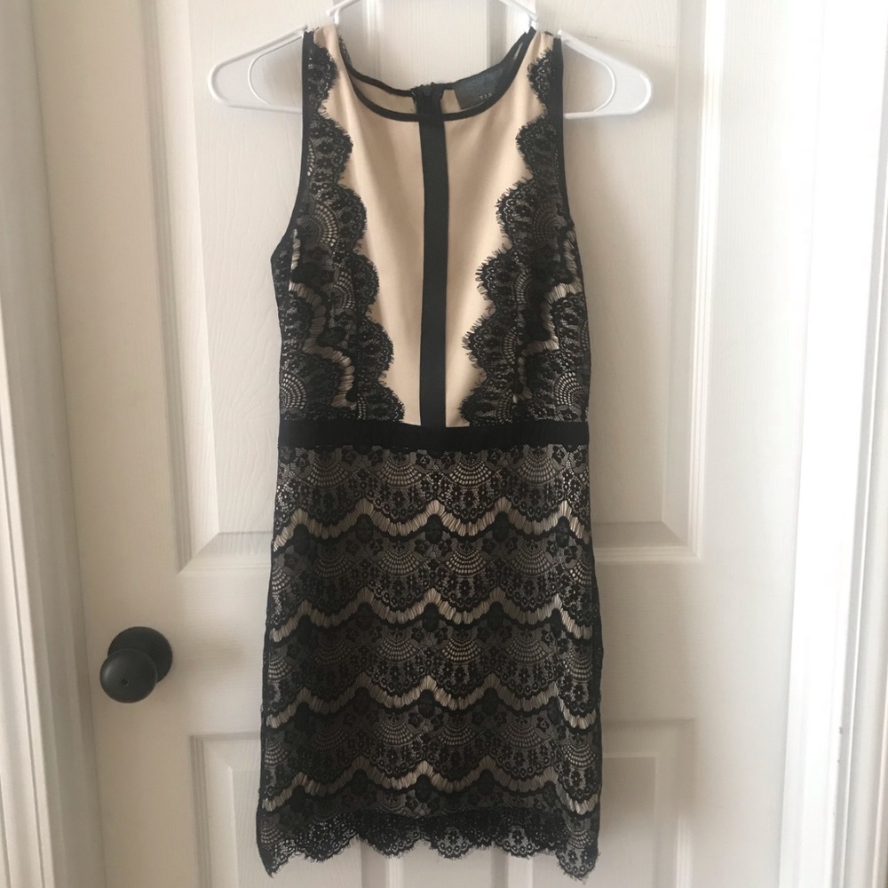 Tinley Road Black Lace Dress